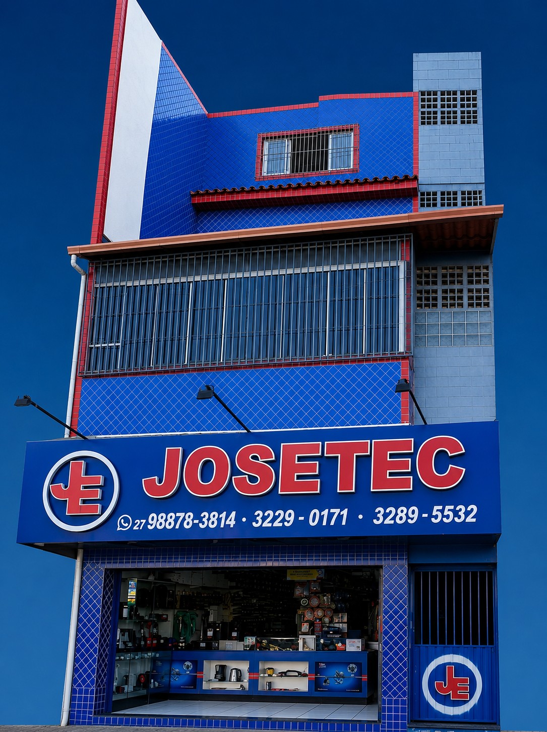 Fachada da loja Josetec Eletrodomésticos em Vila Velha